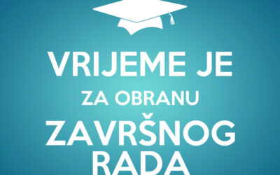 OBRANE ZAVRŠNOG RADA U LJETNOM ROKU